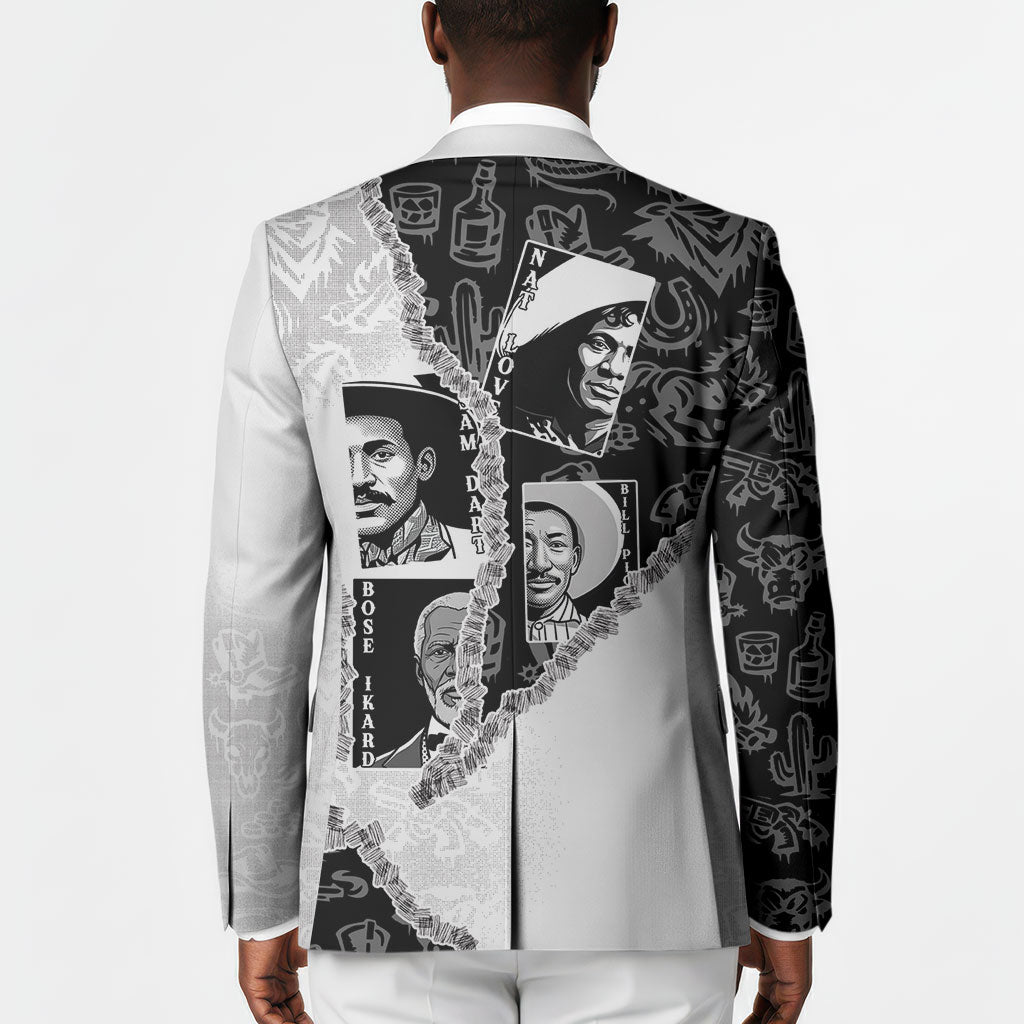 Black Cowboy Blazer African American Black History Unique Style