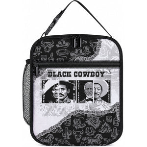 Black Cowboy Lunch Bag African American Black History Unique Style
