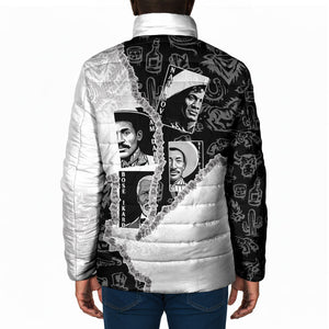 Black Cowboy Padded Jacket African American Black History Unique Style