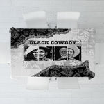 Black Cowboy Tablecloth African American Black History Unique Style