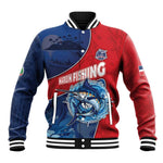 Afro-Dominicans Fishing Baseball Jacket Master Baiter - African Pride