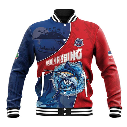 Afro-Dominicans Fishing Baseball Jacket Master Baiter - African Pride