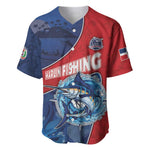 Afro-Dominicans Fishing Baseball Jersey Master Baiter DT05
