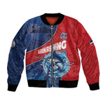 Afro-Dominicans Fishing Bomber Jacket Master Baiter - African Pride