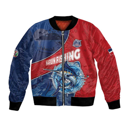 Afro-Dominicans Fishing Bomber Jacket Master Baiter - African Pride