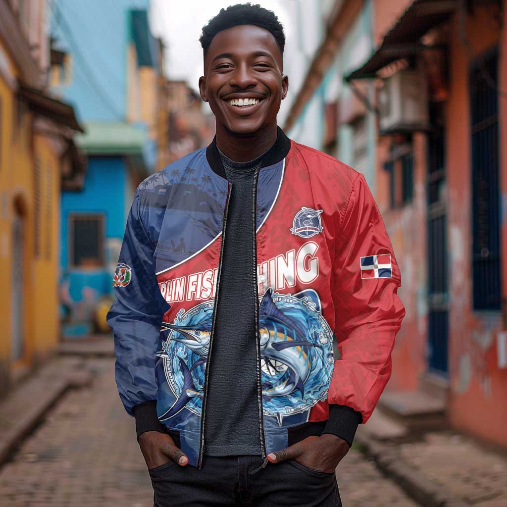 Afro-Dominicans Fishing Bomber Jacket Master Baiter - African Pride