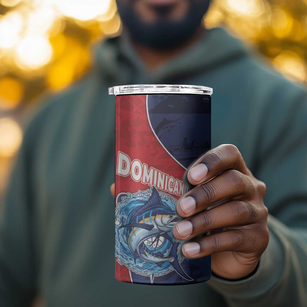 Afro-Dominicans Fishing 4 in 1 Can Cooler Tumbler Master Baiter - African Pride