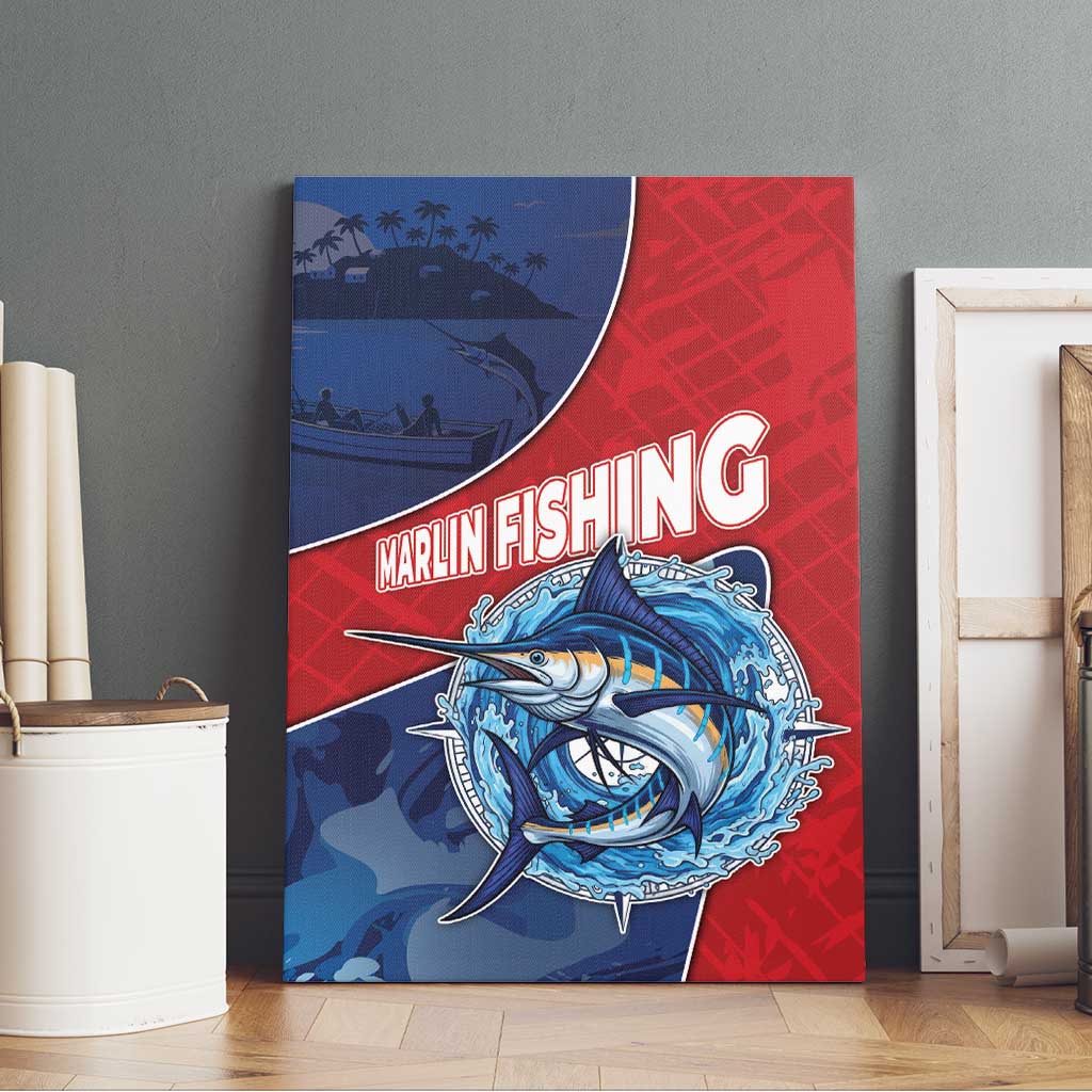 Afro-Dominicans Fishing Canvas Wall Art Master Baiter - African Pride