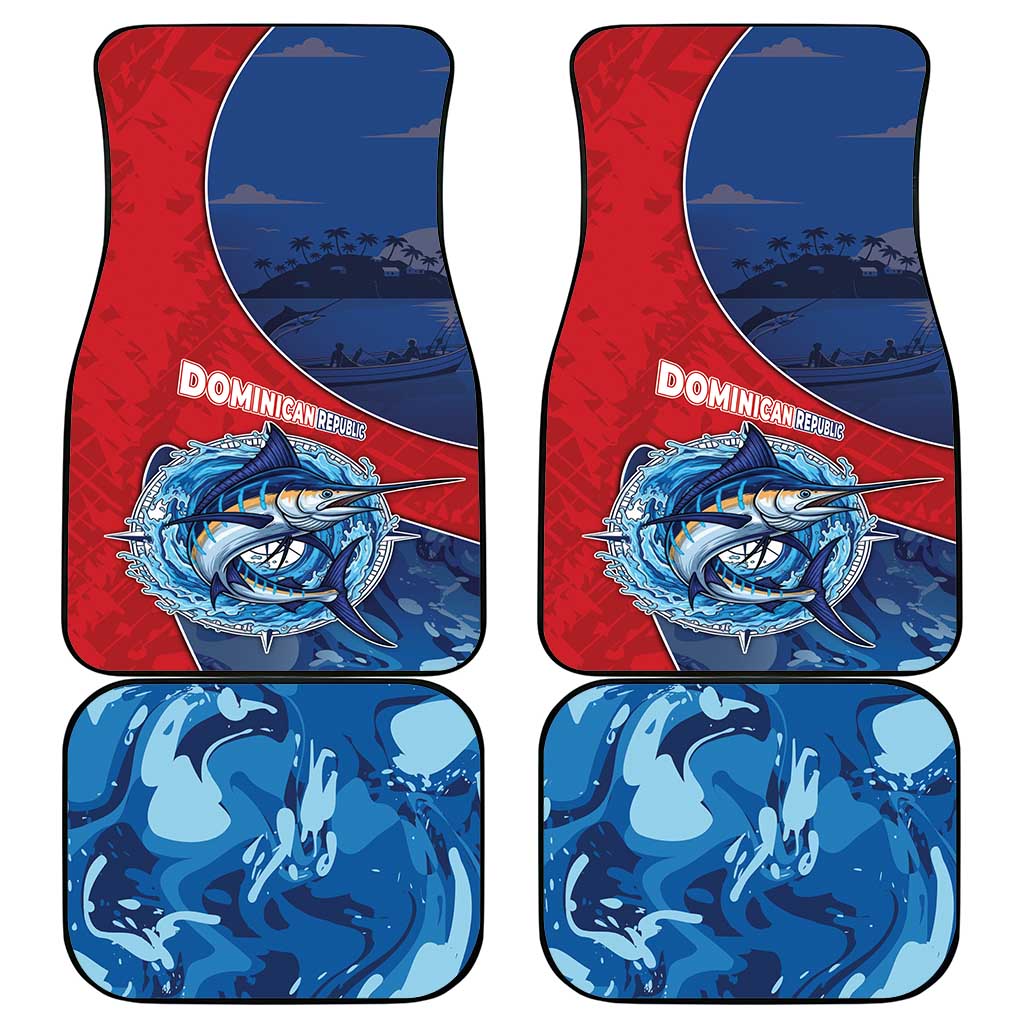 Afro-Dominicans Fishing Car Mats Master Baiter - African Pride
