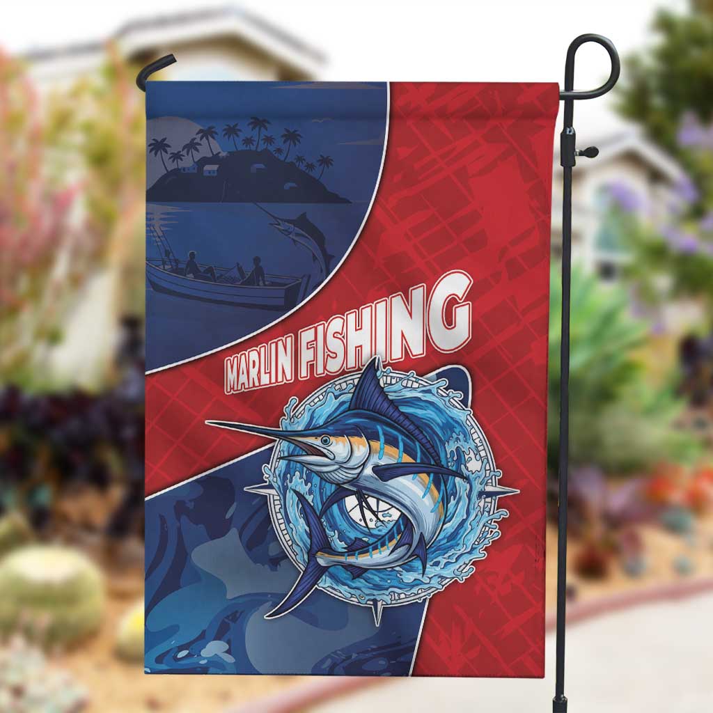 Afro-Dominicans Fishing Garden Flag Master Baiter - African Pride