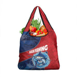 Afro-Dominicans Fishing Grocery Bag Master Baiter - African Pride