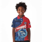 Afro-Dominicans Fishing Kid Polo Shirt Master Baiter DT05