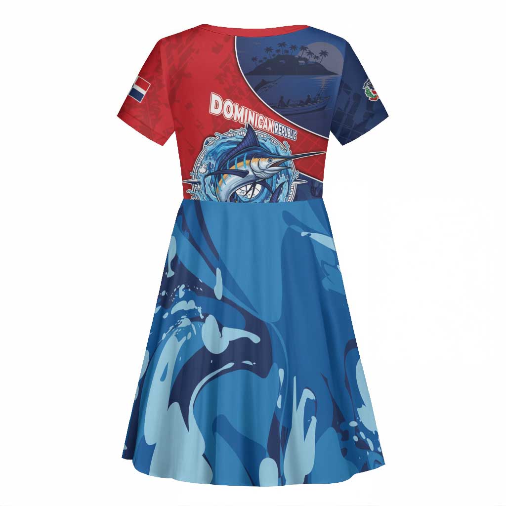 Afro-Dominicans Fishing Kid Short Sleeve Dress Master Baiter DT05