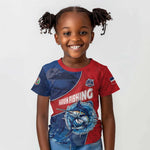 Afro-Dominicans Fishing Kid T shirt Master Baiter DT05