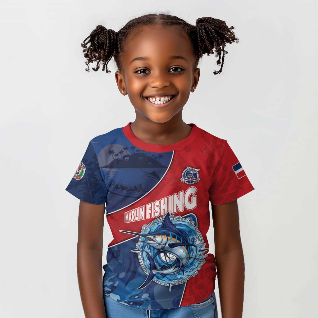 Afro-Dominicans Fishing Kid T shirt Master Baiter DT05