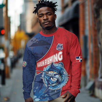 Afro-Dominicans Fishing Long Sleeve Shirt Master Baiter - African Pride