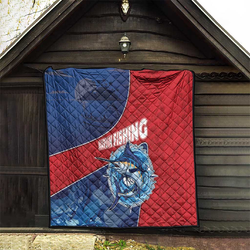 Afro-Dominicans Fishing Quilt Master Baiter - African Pride