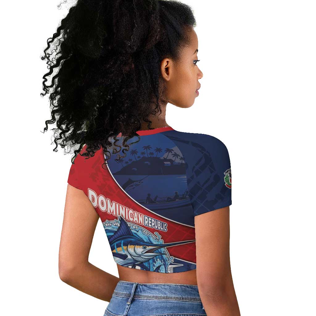 Afro-Dominicans Fishing Raglan Cropped T shirt Master Baiter DT05