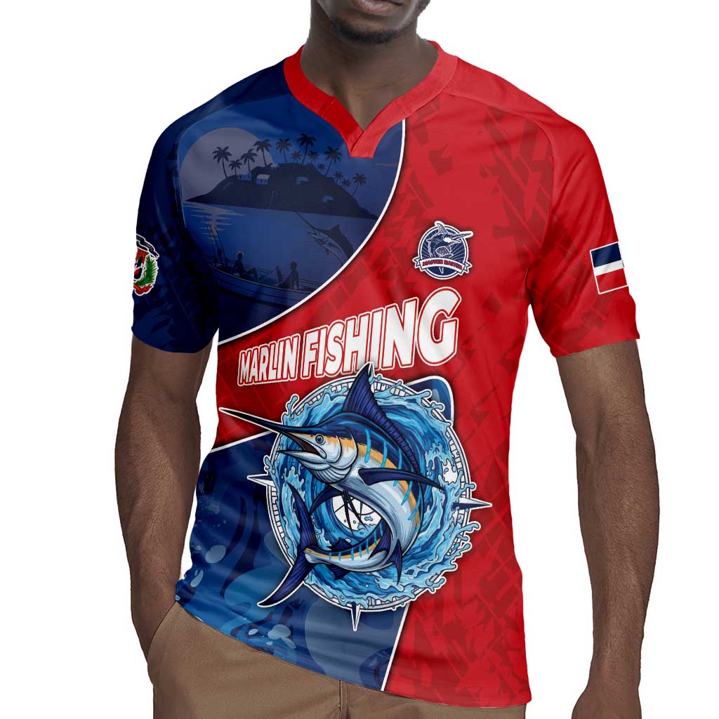 Afro-Dominicans Fishing Rugby Jersey Master Baiter DT05