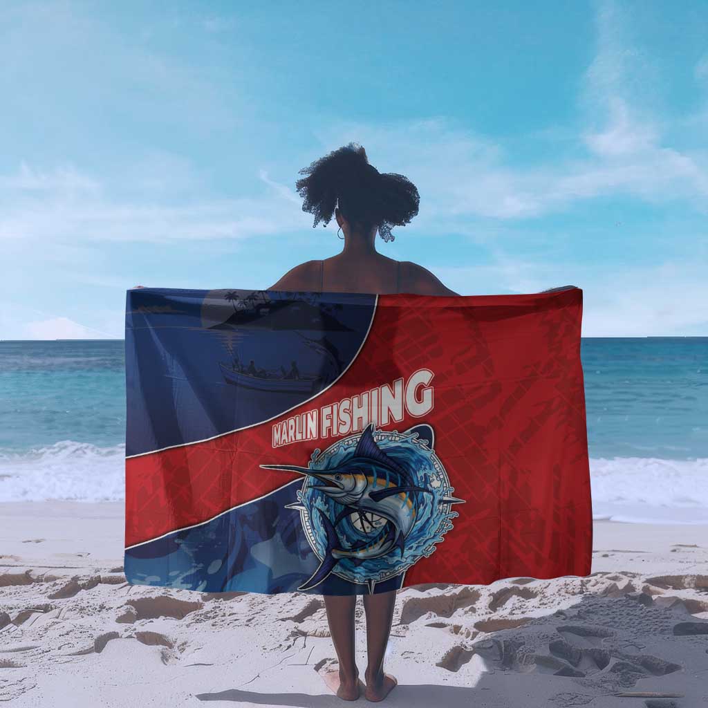 Afro-Dominicans Fishing Sarong Master Baiter - African Pride