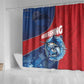 Afro-Dominicans Fishing Shower Curtain Master Baiter - African Pride