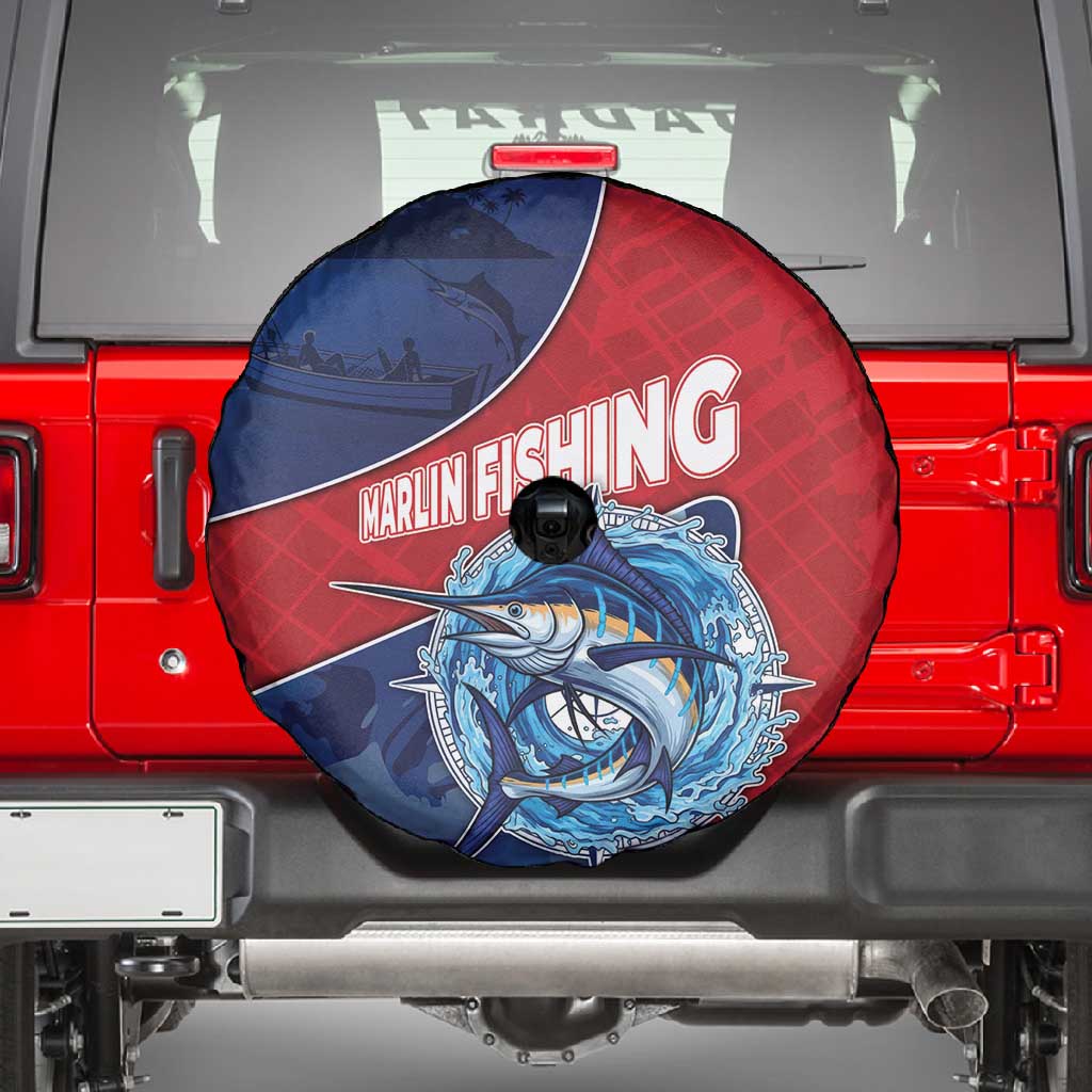Afro-Dominicans Fishing Spare Tire Cover Master Baiter - African Pride
