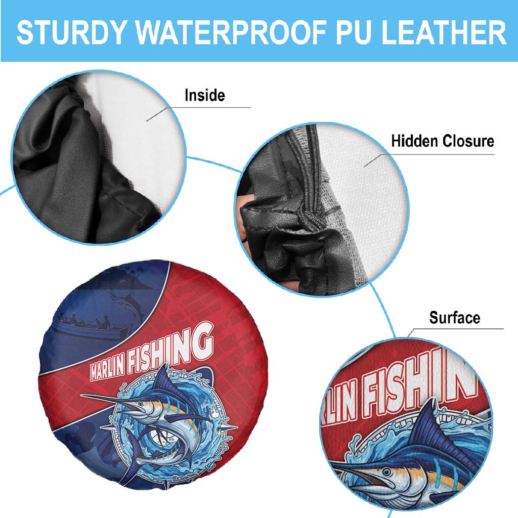 Afro-Dominicans Fishing Spare Tire Cover Master Baiter - African Pride