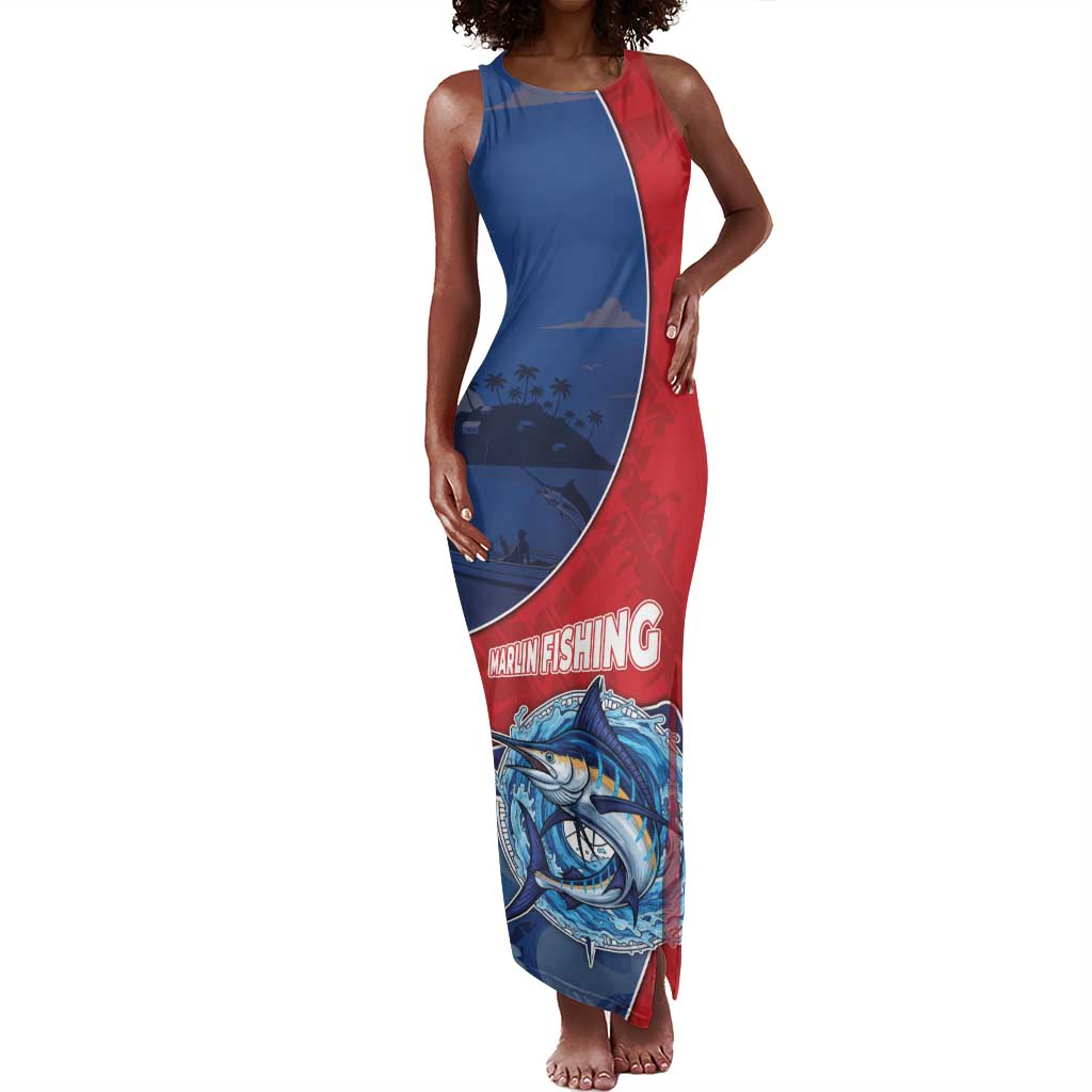 Afro-Dominicans Fishing Tank Maxi Dress Master Baiter - African Pride