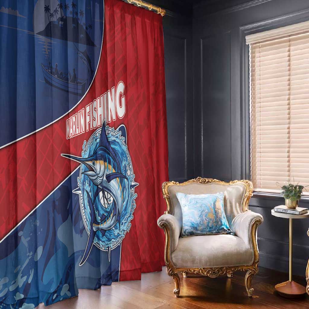 Afro-Dominicans Fishing Window Curtain Master Baiter - African Pride