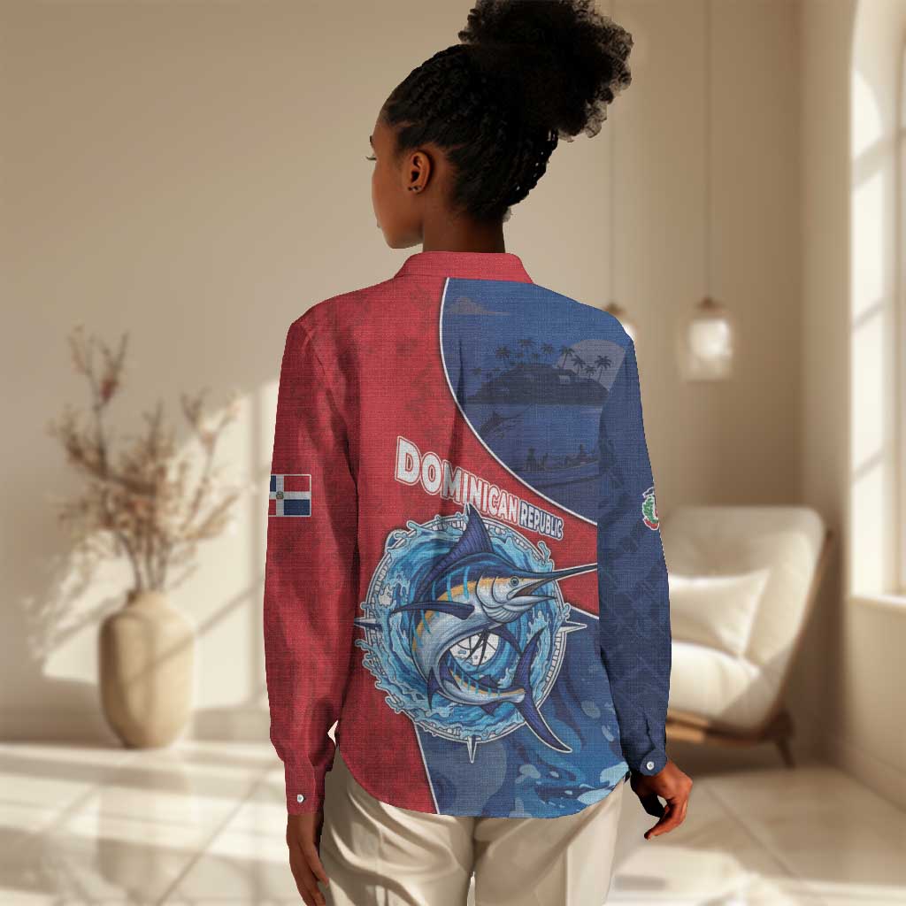 Afro-Dominicans Fishing Women Casual Shirt Master Baiter - African Pride