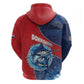 Afro-Dominicans Fishing Zip Hoodie Master Baiter - African Pride