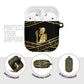 Egyptian God Ptah AirPods Case Gold Mummy Wrap Hieroglyphics Patterns