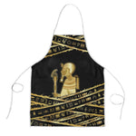 Egyptian God Ptah Apron Gold Mummy Wrap Hieroglyphics Patterns