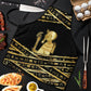 Egyptian God Ptah Apron Gold Mummy Wrap Hieroglyphics Patterns
