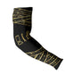 Egyptian God Ptah Arm Sleeves Gold Mummy Wrap Hieroglyphics Patterns