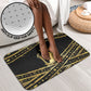 Egyptian God Ptah Bathroom Set Gold Mummy Wrap Hieroglyphics Patterns