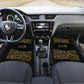 Egyptian God Ptah Car Mats Gold Mummy Wrap Hieroglyphics Patterns