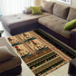 Egyptian God Ra Area Rug Ancient Mythology Solar Barque Falcon