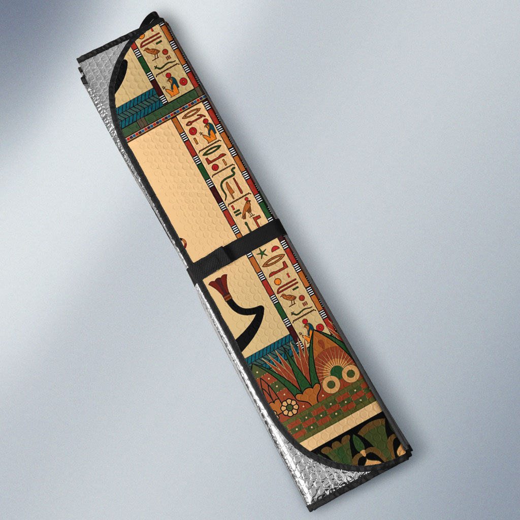 Egyptian God Ra Auto Sun Shade Ancient Mythology Solar Barque Falcon