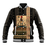 Egyptian God Ra Baseball Jacket Ancient Mythology Solar Barque Falcon