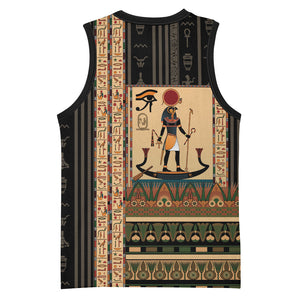Egyptian God Ra Basketball Jersey Ancient Mythology Solar Barque Falcon