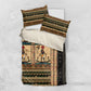 Egyptian God Ra Bedding Set Ancient Mythology Solar Barque Falcon