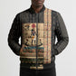 Egyptian God Ra Bomber Puffer Jacket Ancient Mythology Solar Barque Falcon