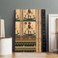 Egyptian God Ra Canvas Wall Art Ancient Mythology Solar Barque Falcon