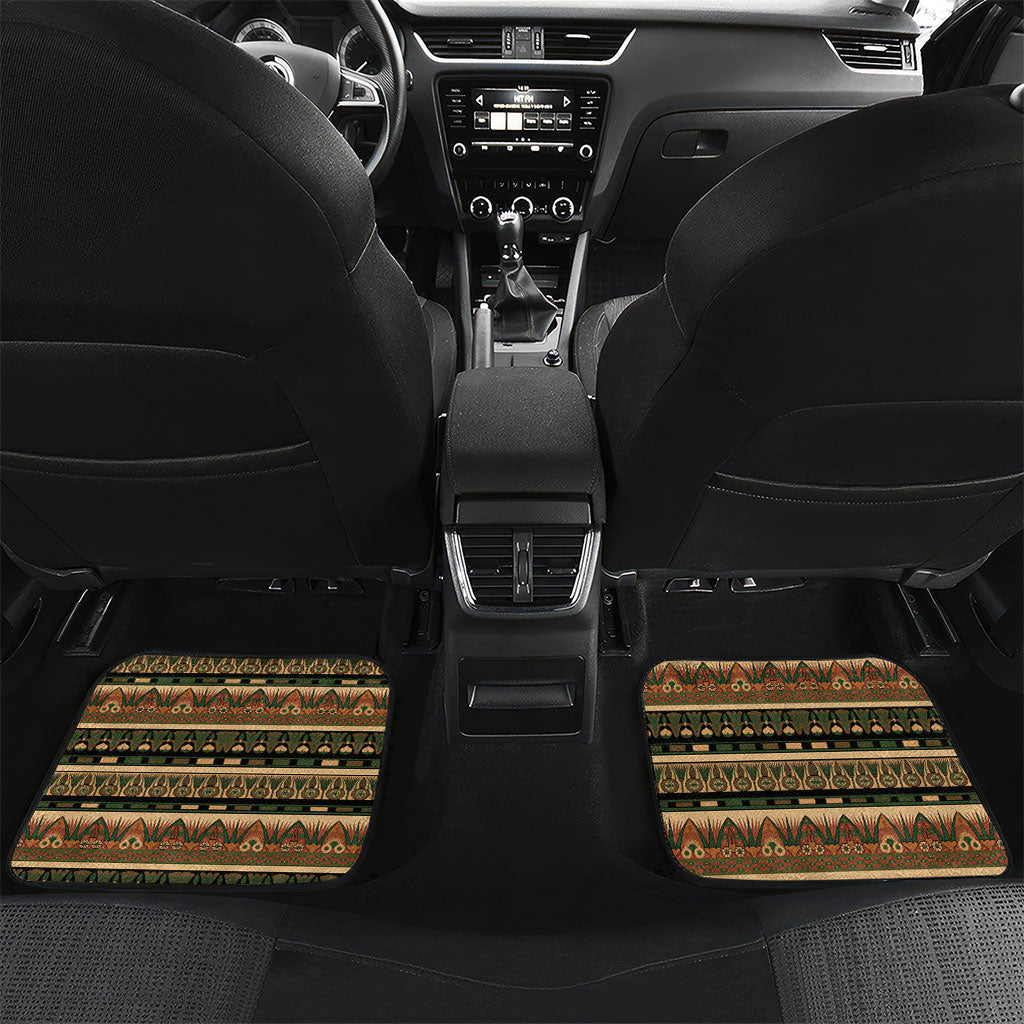 Egyptian God Ra Car Mats Ancient Mythology Solar Barque Falcon
