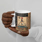 Egyptian God Ra Ceramic Mug Ancient Mythology Solar Barque Falcon