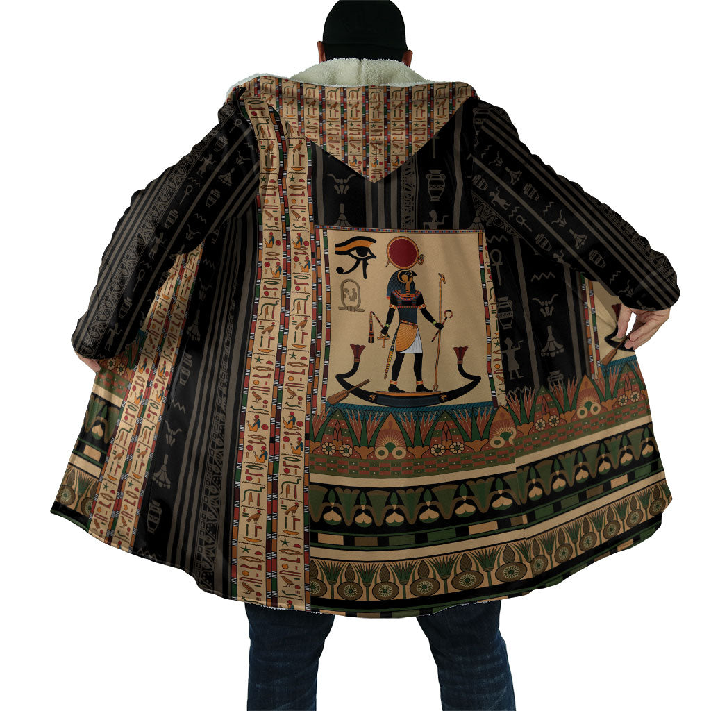 Egyptian God Ra Cloak Ancient Mythology Solar Barque Falcon