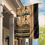 Egyptian God Ra Garden Flag Ancient Mythology Solar Barque Falcon