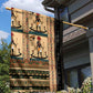 Egyptian God Ra Garden Flag Ancient Mythology Solar Barque Falcon