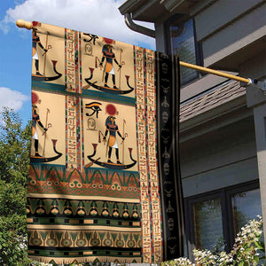 Egyptian God Ra Garden Flag Ancient Mythology Solar Barque Falcon